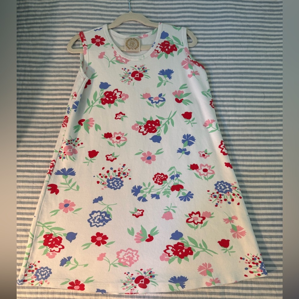 The Beaufort Bonnet Company Floral Kids Dress - Red, Pink, Blue, Green